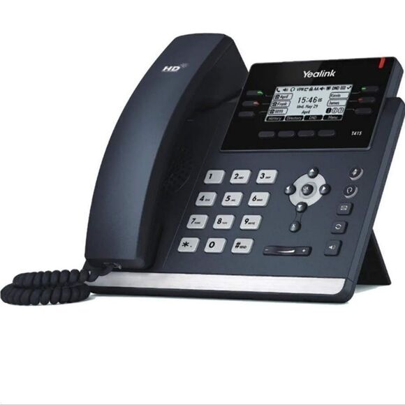 NEW Yealink Ultra-Elegant IP Phone SIP-T41S 6 Line IP POE Phone Set - Picture 8 of 8
